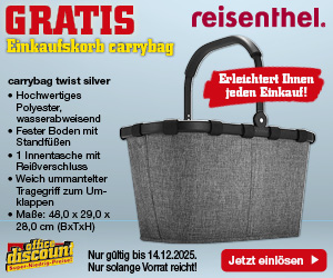 Gratis Einkaufskorb reisenthel carrybag